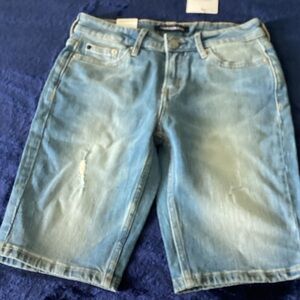 Calvin Klein Jeans Light Blue Denim Bermuda Shorts